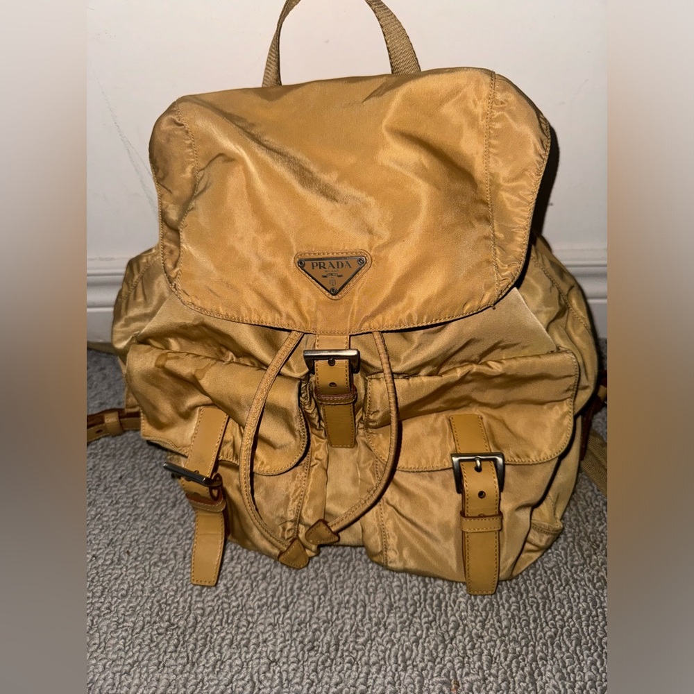 Authentic pre-loved Prada Nylon backpack